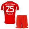 Dětský Fotbalový Dres FC Bayern Mnichov Thomas Muller 25 Domácí Dresy 2025-26